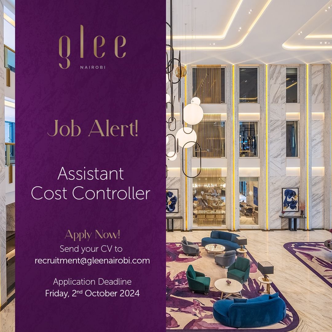 Assistant Cost Controller at Glee Hotel Opened Career