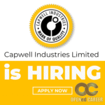 Capwell Industries Ltd Opened career