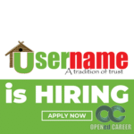 Username investment Opened career