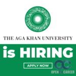 Aga khan university Opened career