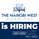 Nairobi west Hospital Opened career