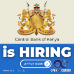 Opened career central bank of kenya CBK