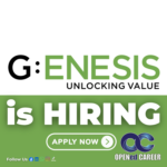 Opened career Genesis Analytics