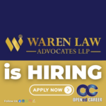 Opened career WAREN LAW Advocates LLP