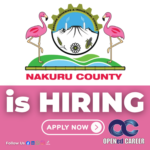 Opened career nakuru county