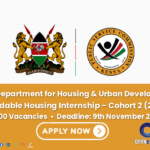 housing internship poster